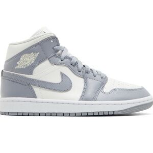 Nike Air Jordan 1 Mid sail/stealth white Sneakers